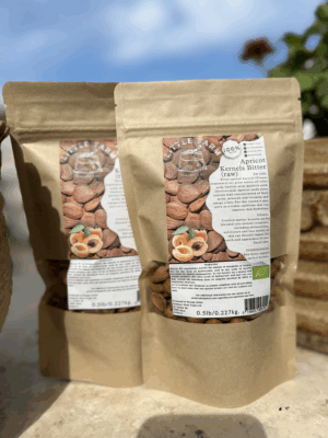 Organic Raw Bitter Apricot Kernels – Sun-Dried, Natural - Little Farm